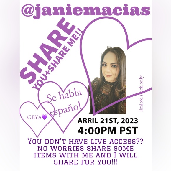 Accessories - JOIN ME TODAY FOR AN AWESOME SHOW WUTH GREAT VIBES LETS PARTY!💜💜💜💜💜💜💜💜💜